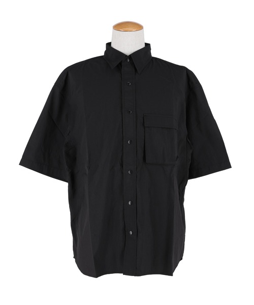 coca(coca)(コカ)の「ナイロンワッシャー半袖シャツ(シャツ/ブラウス・メンズ・ブラック/グレー・L/M/XL)」の17枚目の写真
