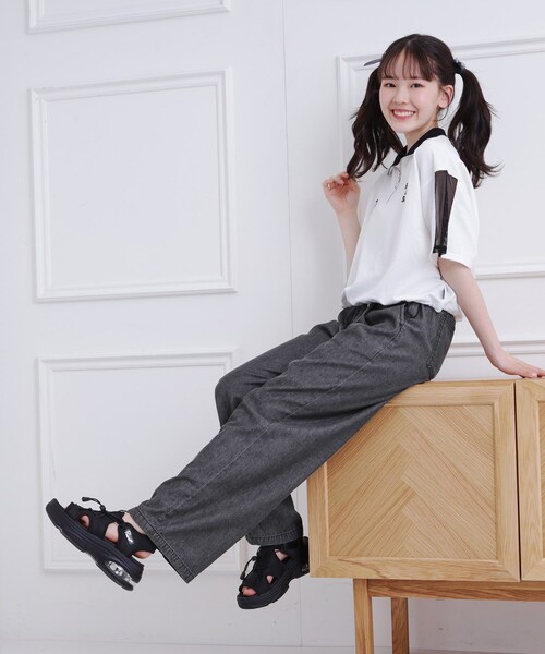 【サラッと着れてオシャレ♡】CHANEL ロングパンツ 大人気のプチプラパンツ×CHANELチェーンウォレットコーデ
