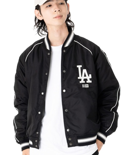 ニューエラ ヴァーシティジャケット MLB NYLA(スタジャン)|NEW ERA ニューエラ ヴァーシティジャケット MLB NYLA(スタジャン)|NEW ERA