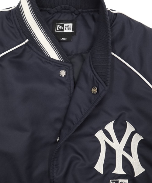 NEW ERA(ニューエラ)の「ニューエラ ヴァーシティジャケット MLB NYLA(スタジャン・メンズ・ブラック/ネイビー・XXL/XL/L/M/S)」の3枚目の写真