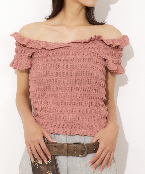 トップス cizzato Ensemble Sheer Knit Tops Ensemble Sheer Knit Tops t1911-381 | cizatto