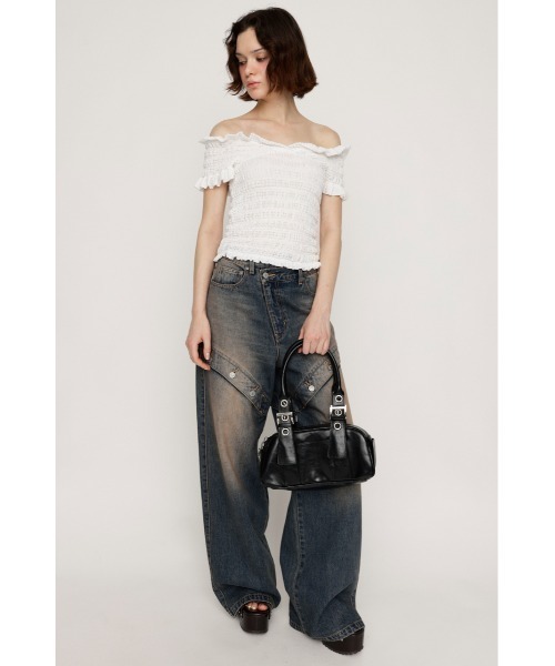 【スライ】SHEER SHIRRING BUSTIER トップス SHEER SHIRRING BUSTIER トップス(508403971) | スライ(SLY) - d