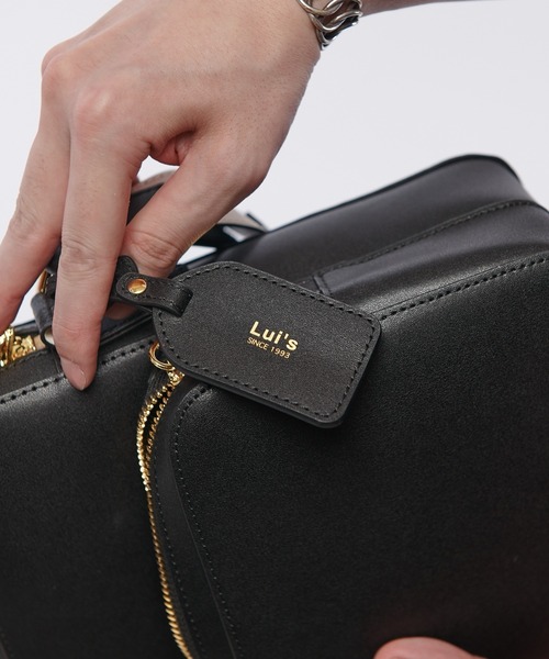 Lui's（ルイス）の「ダブルポケットショルダーBAG（ショルダーバッグ・メンズ・ブラック/ブラウン/ブラウン系その他・FREE）」の5枚目の写真