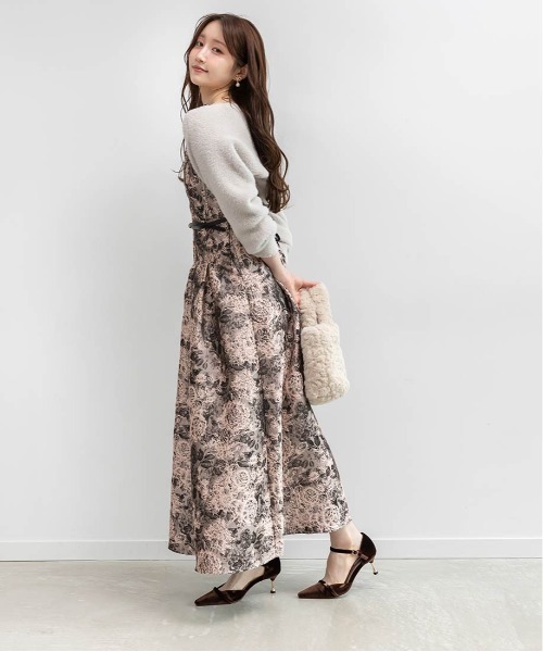 RANDA（ランダ）の「フラワージャガードワンピース（ワンピース）」 - WEAR