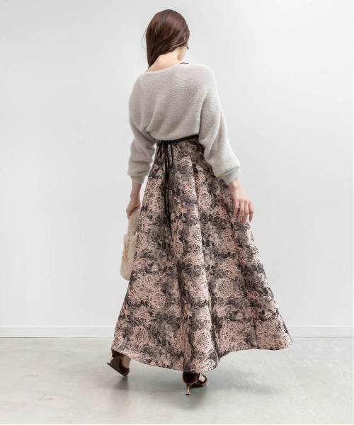 セール】フラワージャガードワンピース（ワンピース）｜RANDA（ランダ