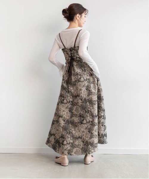RANDA（ランダ）の「フラワージャガードワンピース（ワンピース）」 - WEAR