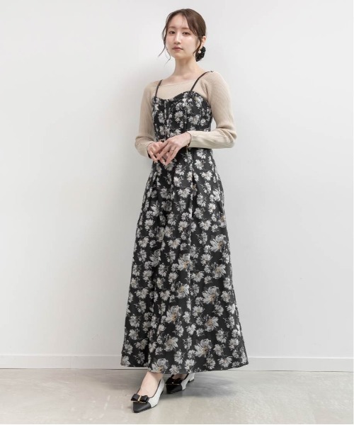 フラワージャガードワンピース（ワンピース）｜RANDA（ランダ）の
