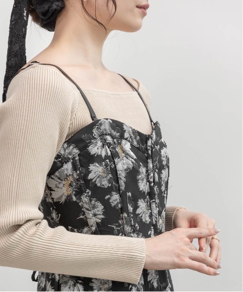 セール】フラワージャガードワンピース（ワンピース）｜RANDA（ランダ