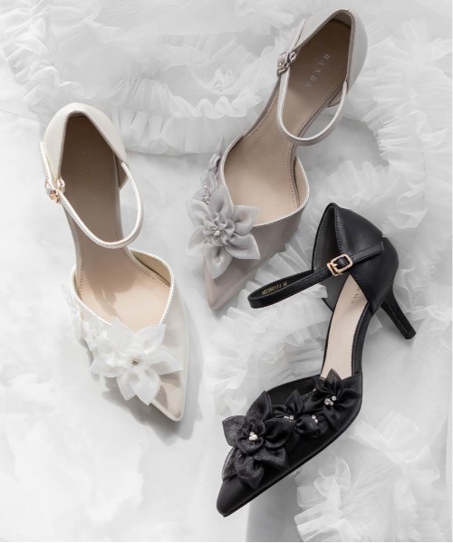 セール】シアーフラワーセパレートパンプス（パンプス）｜RANDA