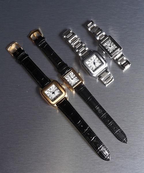 スクエアフェイス クォーツウォッチ / Square Face Quartz Watch