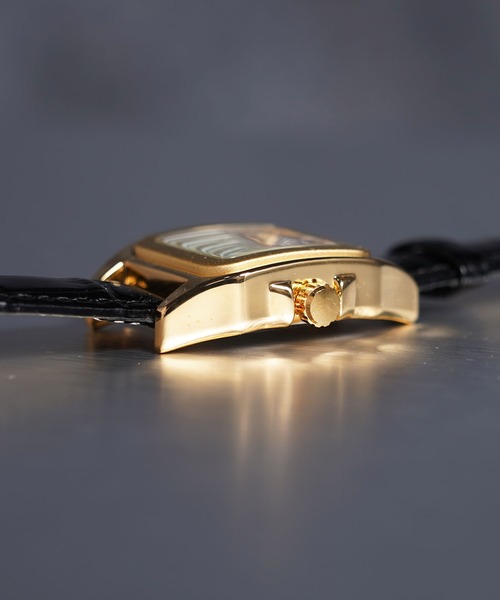 1111clothing（ワンフォークロージング）の「スクエアフェイス クォーツウォッチ / Square Face Quartz Watch（アナログ腕時計・メンズ・シルバー系1/ゴールド系2/ゴールド系1/シルバー系2・FREE）」の22枚目の写真