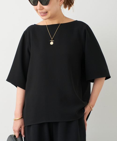 DEUXIEME CLASSE - Deuxieme Classe ENFOLD HIGH NECK ブラウス FOCUS | シーズン初めにこそ揃えたい