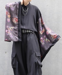 REZEN | 和ネオンプリント和袖シャツ(シャツ/ブラウス)