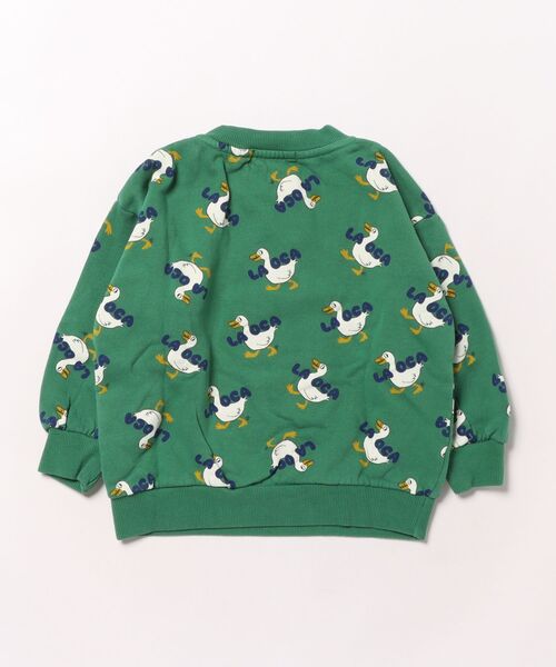 BOBO CHOSES(ボボショーズ)の「La oca all over sweatshirt(スウェット・キッズ・グリーン・24MONTH/18MONTH/12MONTH/6MONTH/3MONTH/9MONTH)」の4枚目の写真