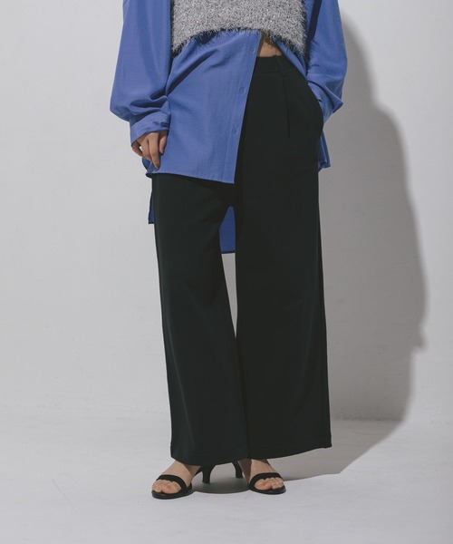 LEPSIM(レプシィム)の「タックスウェットパンツAW 571645(スウェットパンツ・レディース・ピンク/ライトブラウン/グレー/ブラック・FREE)」の17枚目の写真