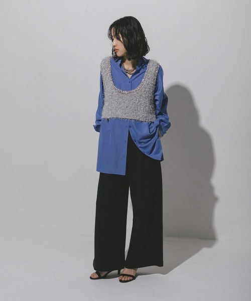 LEPSIM(レプシィム)の「タックスウェットパンツAW 571645(スウェットパンツ・レディース・ピンク/ライトブラウン/グレー/ブラック・FREE)」の21枚目の写真