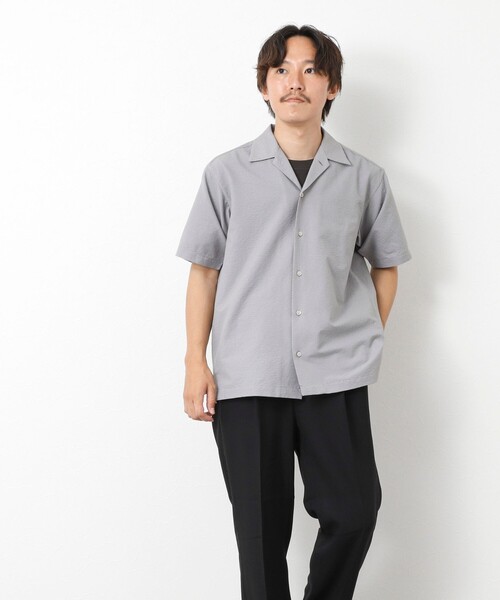 NOLLEY'S goodman(ノーリーズグッドマン)の「DotAir撥水ストレッチオープンカラー 25SS(シャツ/ブラウス・メンズ・ネイビー/ブラック系その他/ライトグレー/ブルー系その他・L/M/S)」の22枚目の写真