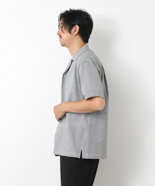 NOLLEY'S goodman(ノーリーズグッドマン)の「DotAir撥水ストレッチオープンカラー 25SS(シャツ/ブラウス・メンズ・ネイビー/ブラック系その他/ライトグレー/ブルー系その他・L/M/S)」の15枚目の写真