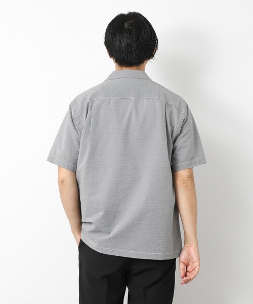 NOLLEY'S goodman(ノーリーズグッドマン)の「DotAir撥水ストレッチオープンカラー 25SS(シャツ/ブラウス・メンズ・ネイビー/ブラック系その他/ライトグレー/ブルー系その他・L/M/S)」の14枚目の写真