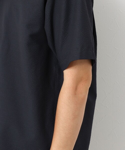 NOLLEY'S goodman(ノーリーズグッドマン)の「DotAir撥水ストレッチオープンカラー 25SS(シャツ/ブラウス・メンズ・ネイビー/ブラック系その他/ライトグレー/ブルー系その他・L/M/S)」の6枚目の写真