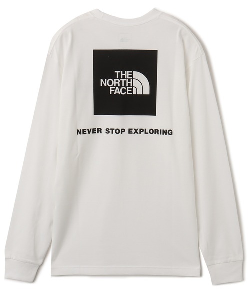 THE NORTH FACE(ザノースフェイス)の「THE NORTH FACE L/S Back Square Logo Tee / ザ・ノース・フェイス ロング スリーブ バック スクエア ロゴ ティー(Tシャツ/カットソー・メンズ・ホワイト/ブラック/グレー・S/M/L/XL/XXL)」の1枚目の写真