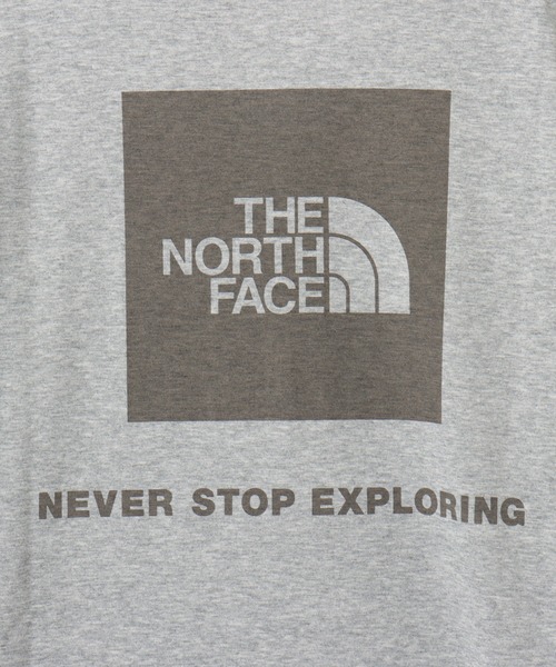 THE NORTH FACE(ザノースフェイス)の「THE NORTH FACE L/S Back Square Logo Tee / ザ・ノース・フェイス ロング スリーブ バック スクエア ロゴ ティー(Tシャツ/カットソー・メンズ・ホワイト/ブラック/グレー・S/M/L/XL/XXL)」の4枚目の写真