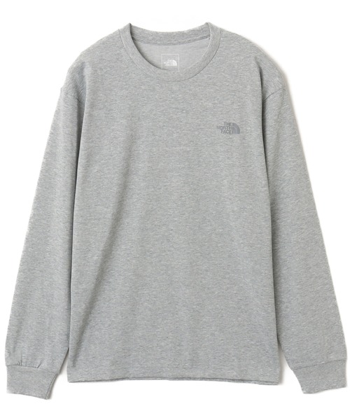 THE NORTH FACE(ザノースフェイス)の「THE NORTH FACE L/S Back Square Logo Tee / ザ・ノース・フェイス ロング スリーブ バック スクエア ロゴ ティー(Tシャツ/カットソー・メンズ・ホワイト/ブラック/グレー・S/M/L/XL/XXL)」の5枚目の写真