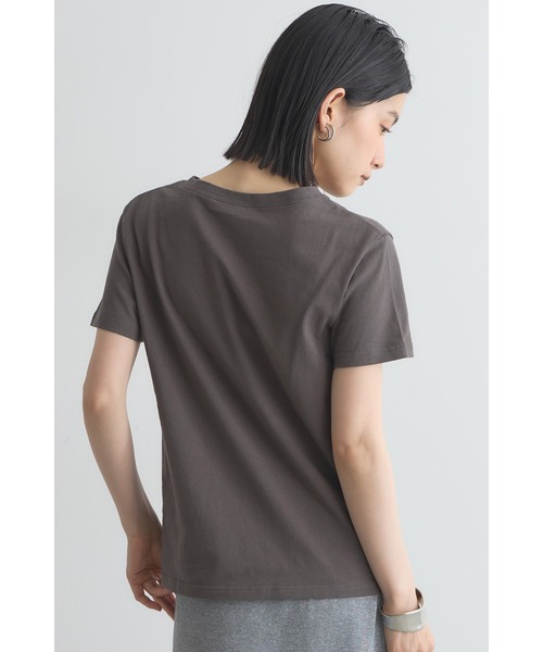 &. NOSTALGIA(アンドドットノスタルジア)の「コンパクト箔ロゴTシャツ(Tシャツ/カットソー・レディース・ブラック/レッド/ピンク・M)」の9枚目の写真