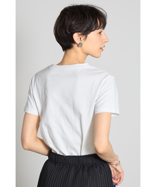 &. NOSTALGIA(アンドドットノスタルジア)の「コンパクト箔ロゴTシャツ(Tシャツ/カットソー・レディース・ブラック/レッド/ピンク・M)」の13枚目の写真