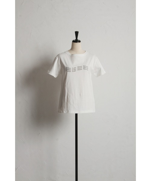 &. NOSTALGIA(アンドドットノスタルジア)の「コンパクト箔ロゴTシャツ(Tシャツ/カットソー・レディース・ブラック/レッド/ピンク・M)」の15枚目の写真