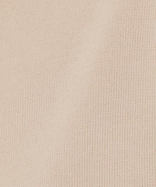 ITS'DEMO（イッツデモ）の「【接触冷感／手洗い可】フレンチスリーブニット（ニット/セーター・レディース・グリーン/ピンク系/ベージュ/ブルー系その他/ブラック/ピンク系その他/サックスブルー/オフホワイト・00）」の11枚目の写真