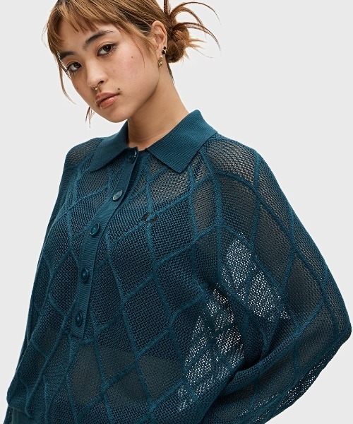 フレッドペリー メッシュポロ Open-Knit Polo Shirt 楽天市場】FRED PERRY/フレッドペリー OPEN-COLLAR MESH KNIT