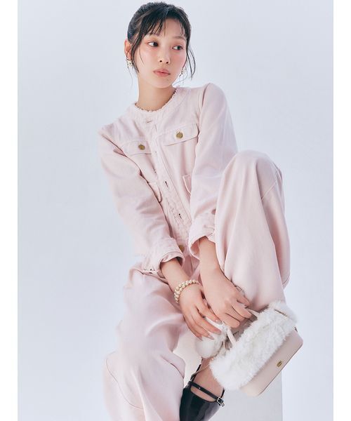 USAGI ONLINE・ZOZOTOWN限定】エコファーコンビ2wayスマホショルダー