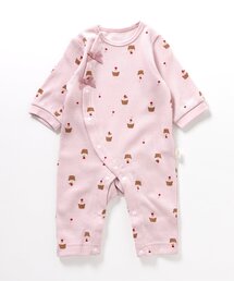 apres les cours（アプレレクール）の「ワッフル総柄カバーオール（ロンパース）」