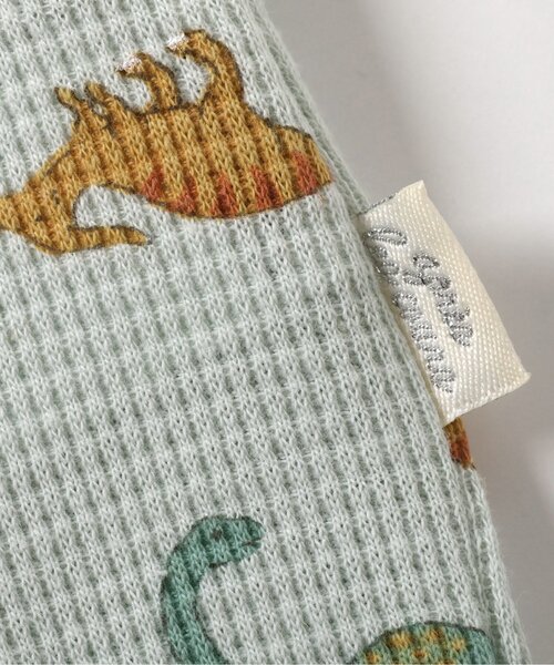 セール】ワッフル総柄カバーオール（ロンパース）｜apres les