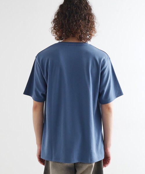tk.TAKEO KIKUCHI(ティーケータケオキクチ)の「ボカシフラワーTシャツ(Tシャツ/カットソー・メンズ・ブラック/ブルーグリーン/ホワイト・02/03/04)」の18枚目の写真
