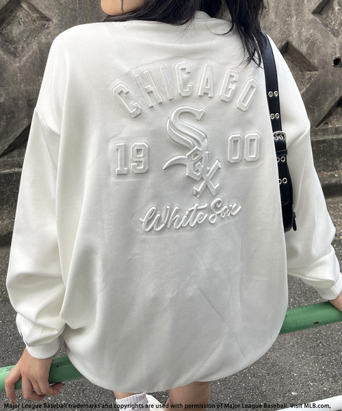 BACK TO THE FIELD(バック トゥー ザ フィールド)の「【MLB】エンボスロゴワンピース(ワンピース・レディース・ブラック/ブルー/オフホワイト/グレー・FREE)」の21枚目の写真