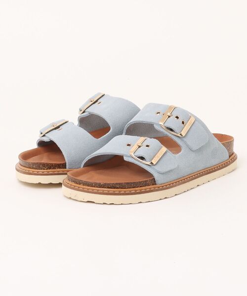 GENUINS(ジェニュインズ)の「【GENUINS/ジェニュインズ】HAWAII/バックルサンダル(サンダル・レディース・スカイブルー・24cm/23cm/25cm)」の2枚目の写真
