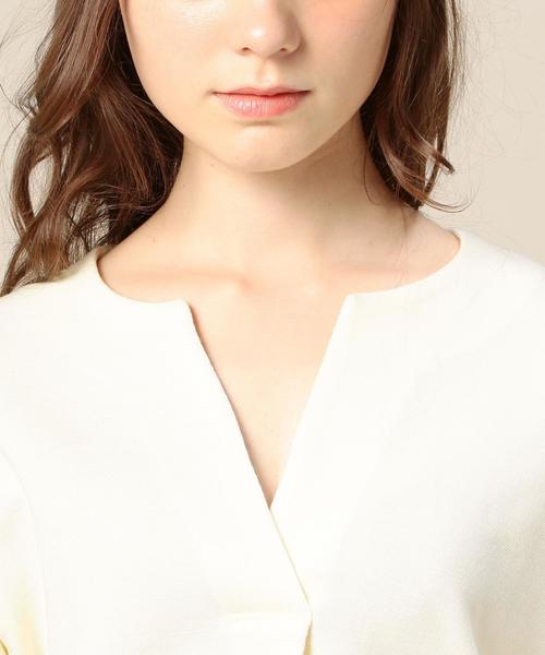 BEAUTY&YOUTH UNITED ARROWS(ビューティーアンドユースユナイテッドアローズ)の「BY ミラノリブスキッパーロングスリーブ◆(Tシャツ/カットソー・レディース・オフホワイト/ベージュ/ネイビー・フリー)」の11枚目の写真