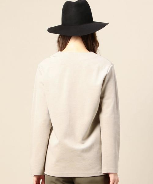BEAUTY&YOUTH UNITED ARROWS(ビューティーアンドユースユナイテッドアローズ)の「BY ミラノリブスキッパーロングスリーブ◆(Tシャツ/カットソー・レディース・オフホワイト/ベージュ/ネイビー・フリー)」の15枚目の写真