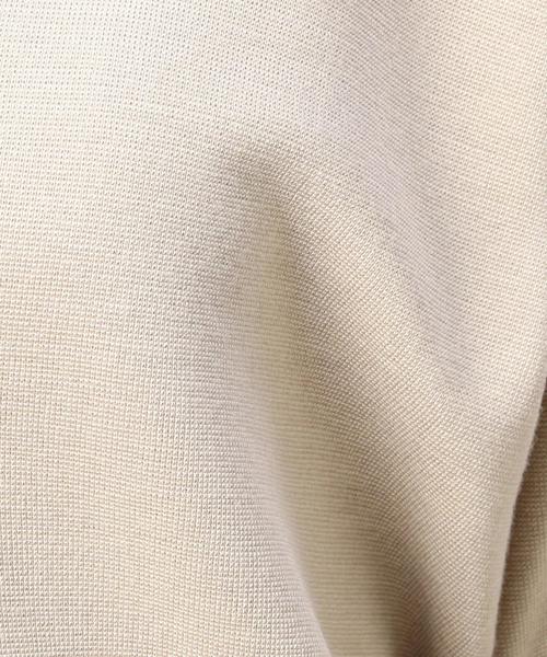 BEAUTY&YOUTH UNITED ARROWS(ビューティーアンドユースユナイテッドアローズ)の「BY ミラノリブスキッパーロングスリーブ◆(Tシャツ/カットソー・レディース・オフホワイト/ベージュ/ネイビー・フリー)」の7枚目の写真