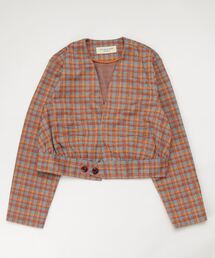 BEAMS BOY 刺繍入りブラウンジャケット 古着 BEAMS BOY / バイヤー 品川智美