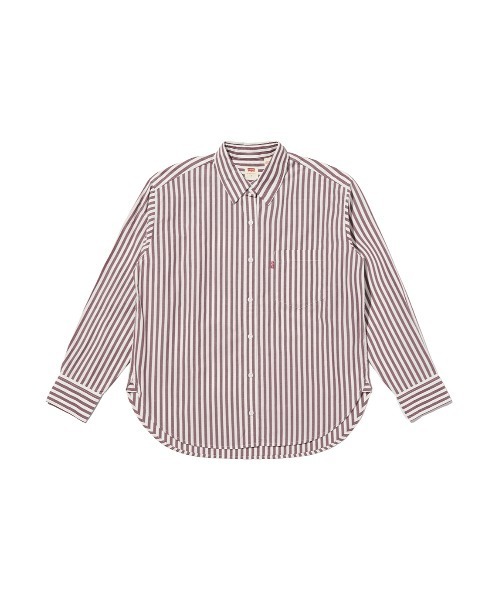 Levi's(リーバイス)の「Levi's/リーバイス ハーリー ボーイフレンドシャツ(シャツ/ブラウス・レディース・レッド・XS/M/S)」の2枚目の写真