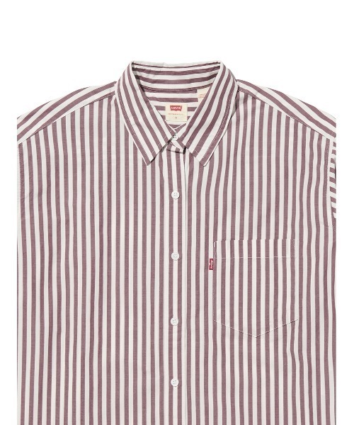 Levi's(リーバイス)の「Levi's/リーバイス ハーリー ボーイフレンドシャツ(シャツ/ブラウス・レディース・レッド・XS/M/S)」の4枚目の写真