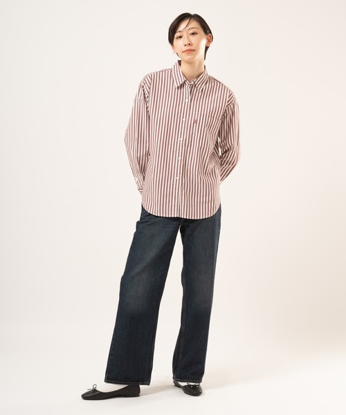 Levi's(リーバイス)の「Levi's/リーバイス ハーリー ボーイフレンドシャツ(シャツ/ブラウス・レディース・レッド・XS/M/S)」の11枚目の写真