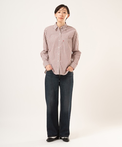 Levi's(リーバイス)の「Levi's/リーバイス ハーリー ボーイフレンドシャツ(シャツ/ブラウス・レディース・レッド・XS/M/S)」の12枚目の写真