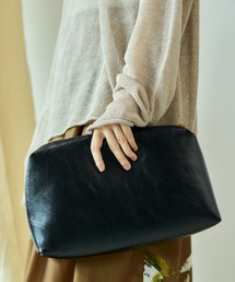 Libra Cue（リブラ キュー）の「ソフトレザークラッチバッグ（ポーチ）」