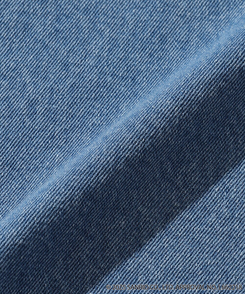 BASICKS（ベイシックス）の「BASICKS × SANRIO × Firsthand/ベイシックス × サンリオ × ファーストハンド　x ＜My Melody＞＜Kuromi＞ PATCH DENIM（デニムパンツ・レディース・ブルー/ネイビー・SMALL/MEDIUM）」の15枚目の写真