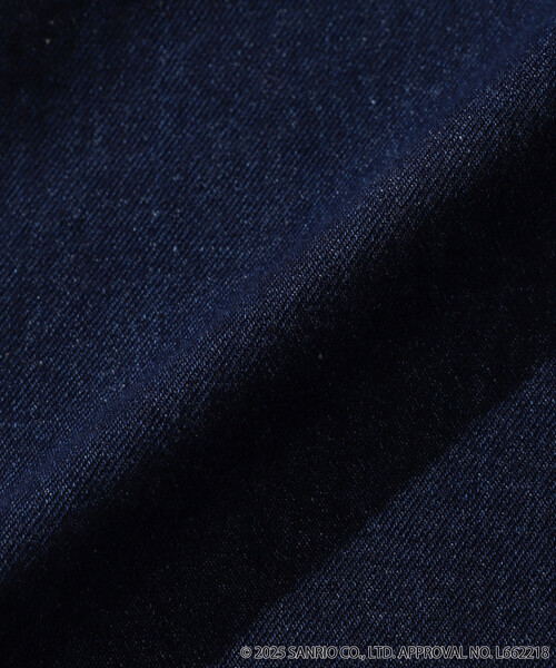 BASICKS（ベイシックス）の「BASICKS × SANRIO × Firsthand/ベイシックス × サンリオ × ファーストハンド　x ＜My Melody＞＜Kuromi＞ PATCH DENIM（デニムパンツ・レディース・ブルー/ネイビー・SMALL/MEDIUM）」の20枚目の写真