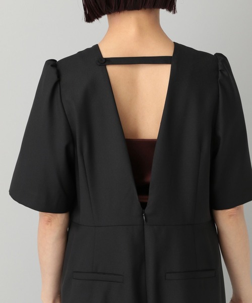 A part by（アパートバイ）の「パフショルダーオールインワン（つなぎ/オールインワン・レディース・グレー/ブラック・SMALL/MEDIUM）」の20枚目の写真